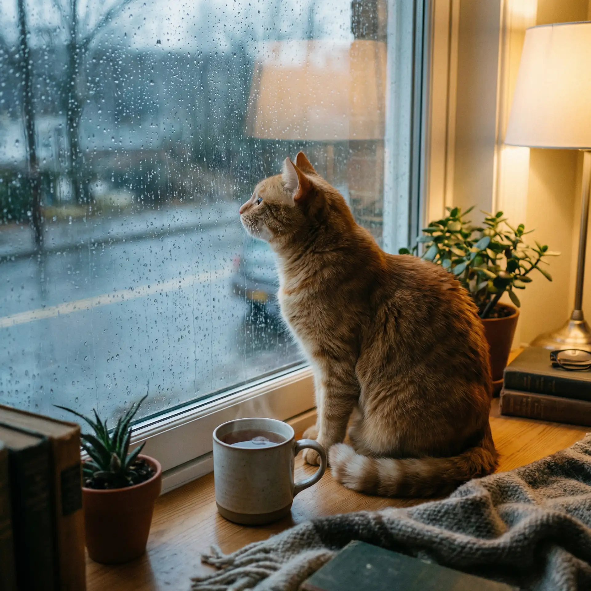 猫咪望着窗外的雨 - 妈妈的朋友3高清完整版电影在线观看